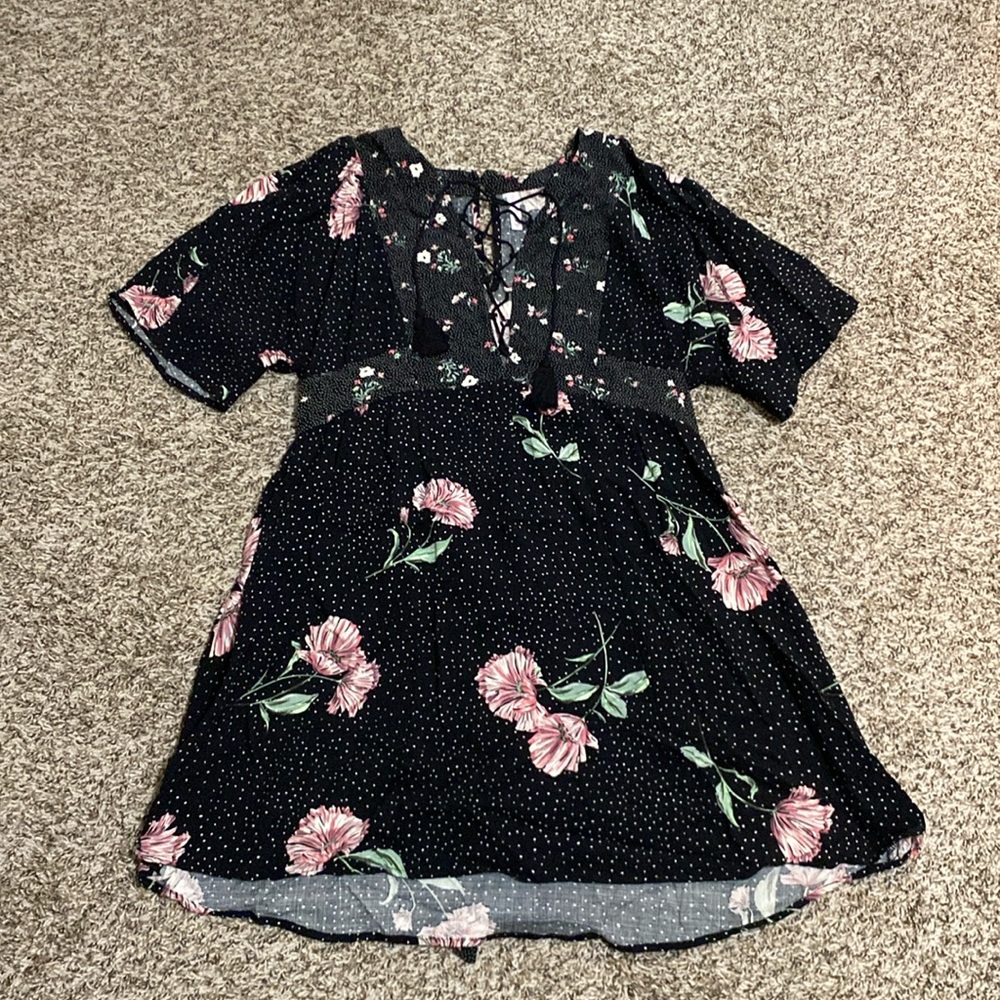 Black Floral Dress
